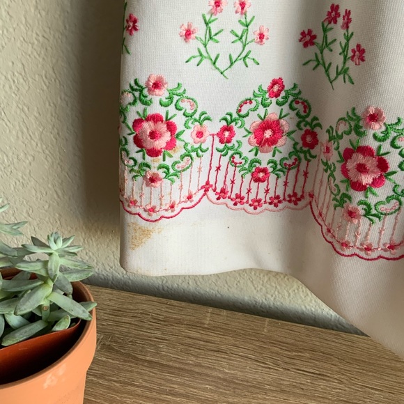 True Vintage Vtg 60s 50s Off the shoulder dress - Picture 9 of 9